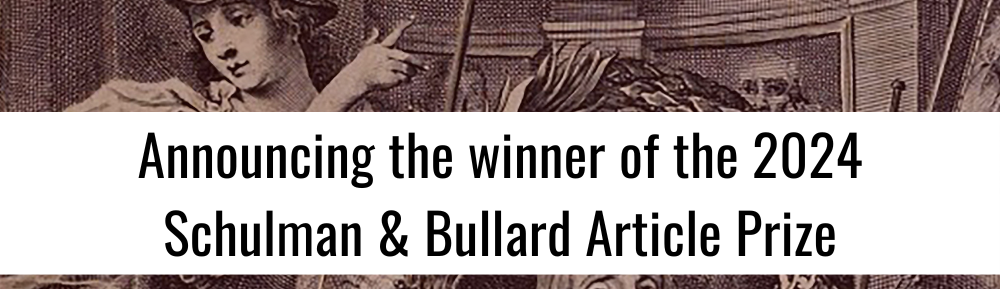 Announcing the winner of the 2024 Schulman and Bullard Article Prize. Click the banner for more info.