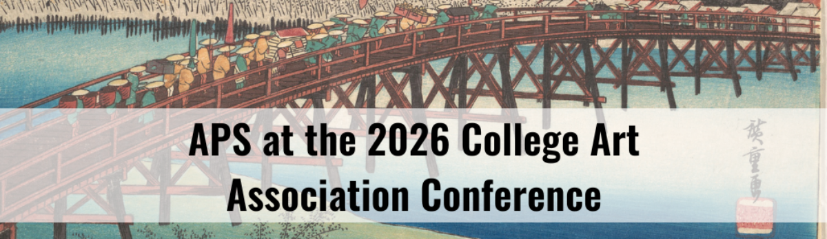 Text reads: APS at the 2026 College Art Association Conference