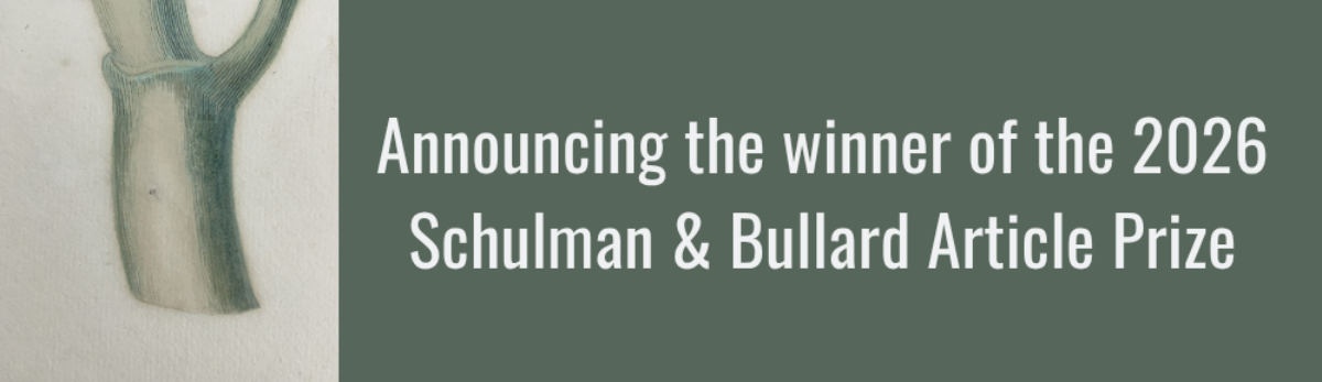 Announcing the winner of the 2026 Schulman & Bullard Article Prize. Click banner for more information.